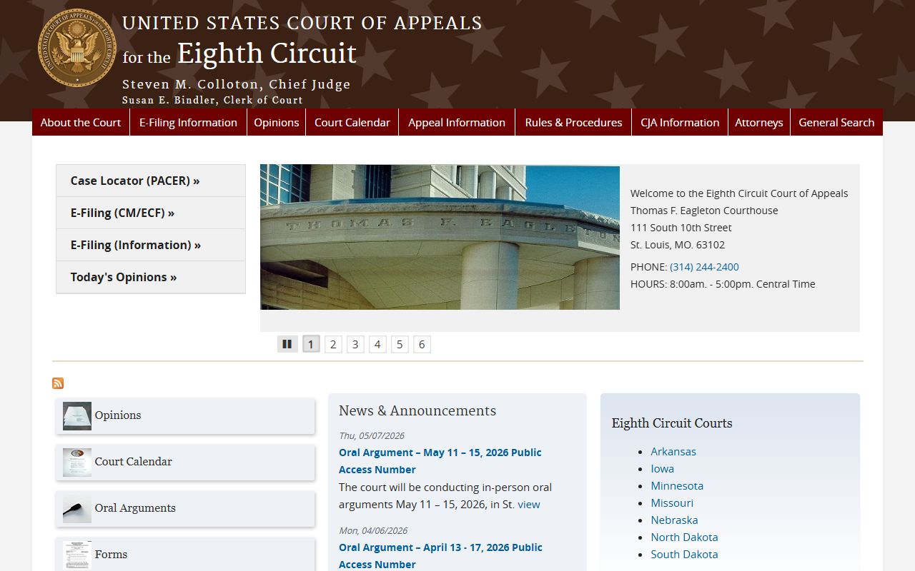 Ramsey County public records Eighth Circuit court of appeals